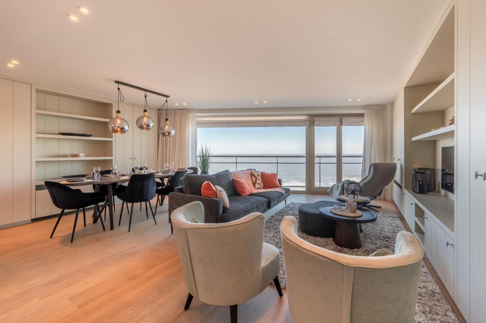 7E Verdiep Appartement Op De Zeedijk In Knokke Voor Max 6 Personen Dış mekan fotoğraf